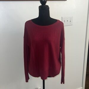 Eileen Fisher Organic Linen Spandex Long Sleeve Shirt, sz Extra Small.